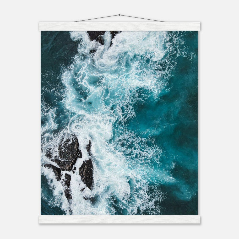 hawaii ocean waves art print with hangers fine art print, travel photography print, hawaii photography, beach photography, travel decor 02b44d81-5ffc-43cc-8799-c2bde8faa1d4