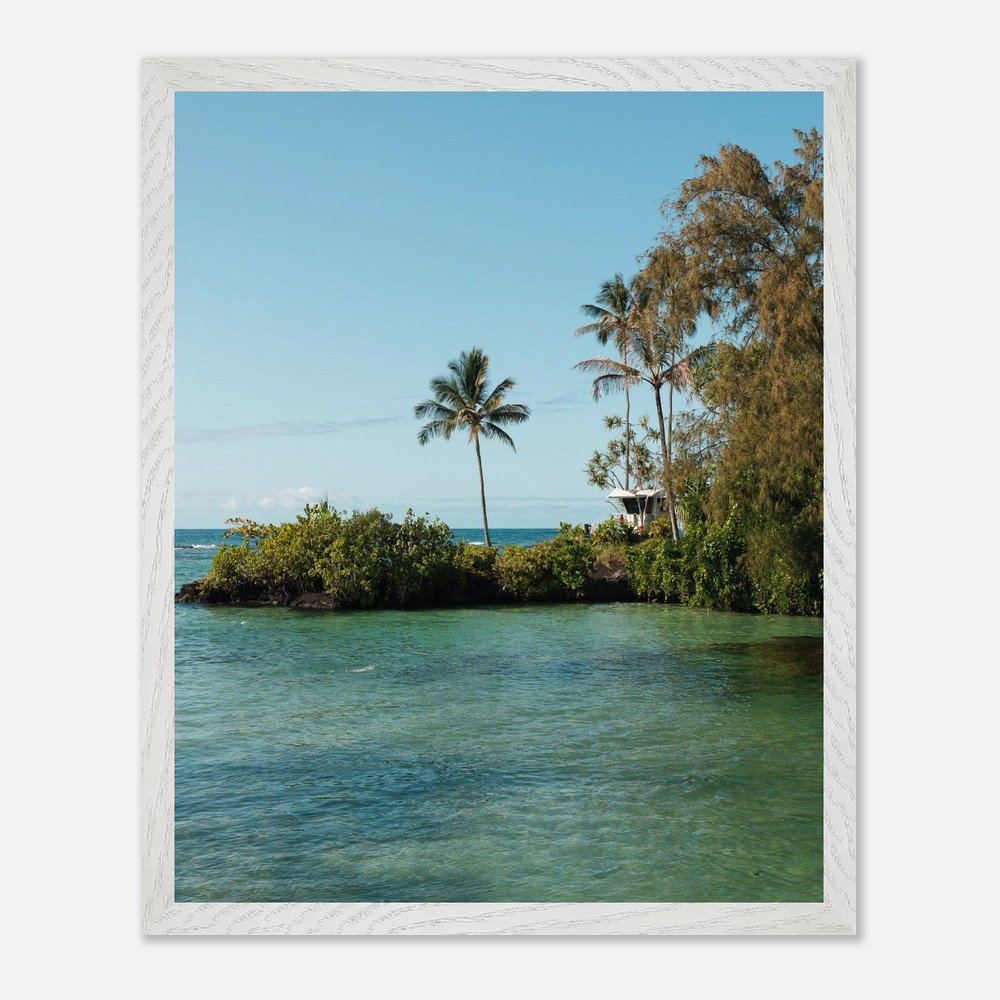 framed hawaii blue lagoon print fine art print, wooden frame, travel photography print, hawaii photography, travel decor 04a488ae-d3e1-452e-ad47-fcc3bf264d9e