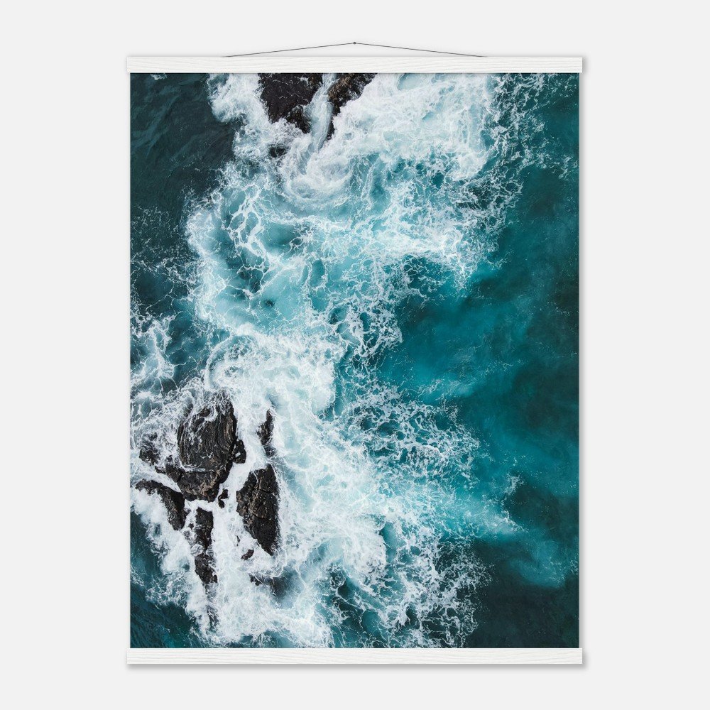 hawaii ocean waves art print with hangers fine art print, travel photography print, hawaii photography, beach photography, travel decor 0740044a-bf07-47bc-97ea-9dbbd92a5ef2