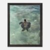 framed print sea turtle hawaii photography fine art wall decor print beach aesthetic poster living room wall art tropical gift for traveler 33d5272a-bdd7-4e76-84e5-b4bf618ee2ba