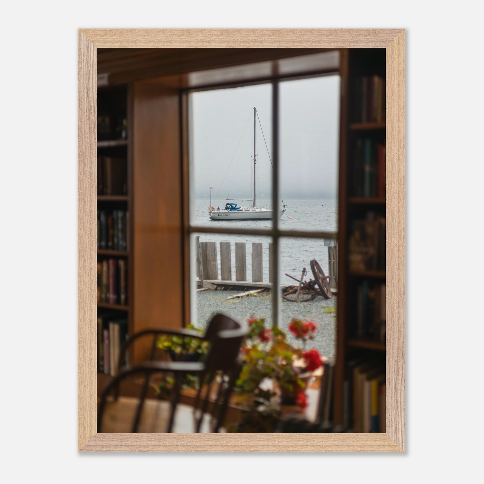 framed print sailboat canada photography travel wall art print coastal aesthetic poster living room wall art boat photo gift for traveler 40377997-e6d9-4f25-bc4a-6520b61872ff