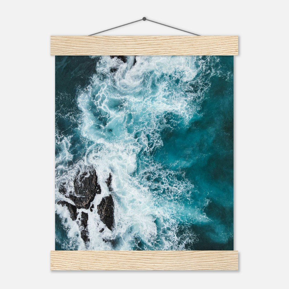 hawaii ocean waves art print with hangers fine art print, travel photography print, hawaii photography, beach photography, travel decor 48b56584-ae00-457f-99dd-fe7a559ed8e3