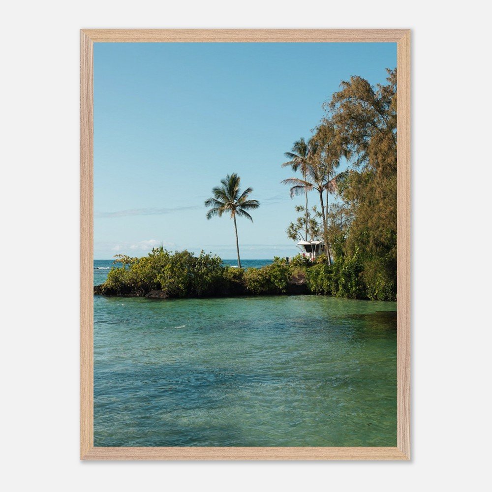 framed hawaii blue lagoon print fine art print, wooden frame, travel photography print, hawaii photography, travel decor 4b1fbf74-5291-45d4-8363-1c2d752ff9e4