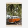 costa rica westfalia camper van art print with hangers fine art print, travel photography print, costa rica photography, travel decor 688f37f8-9ca7-452a-abe3-5761216d3479