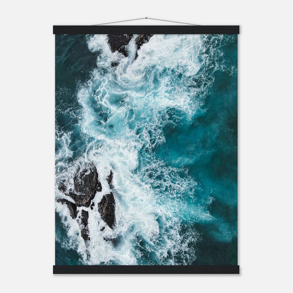 hawaii ocean waves art print with hangers fine art print, travel photography print, hawaii photography, beach photography, travel decor 8a71d8b1-7478-4f59-9b14-0a33c915f15e