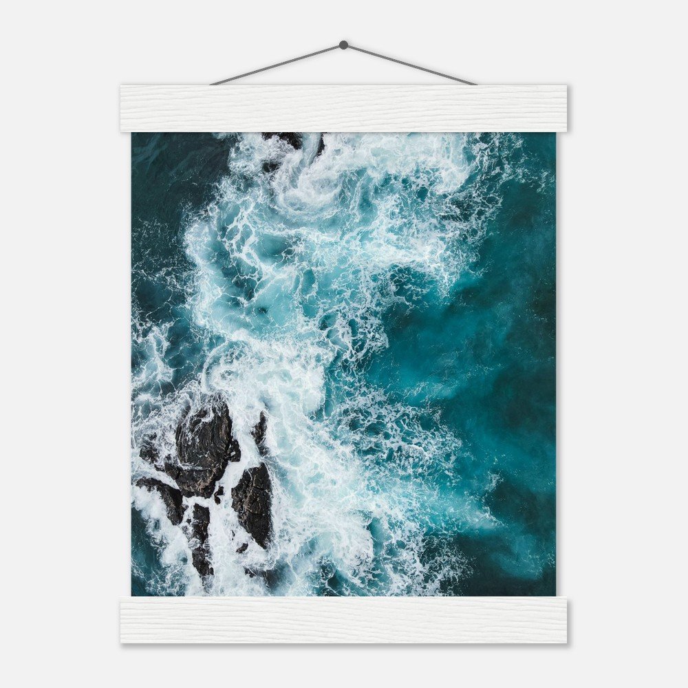 hawaii ocean waves art print with hangers fine art print, travel photography print, hawaii photography, beach photography, travel decor 8aadb950-ac1d-41f3-9c2e-984cfd315cd3
