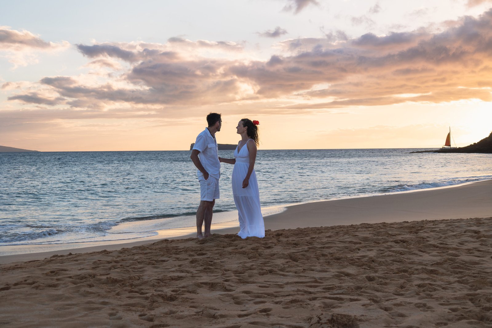 Mariage sur la plage, Maui