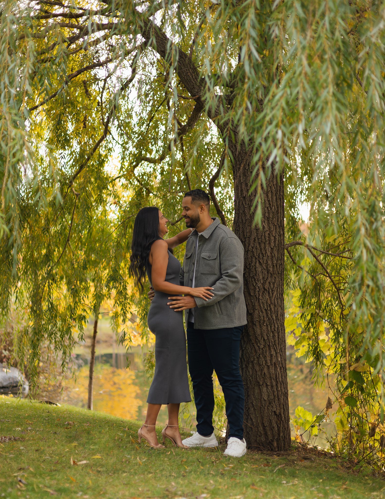 Séance photos de couple automnale