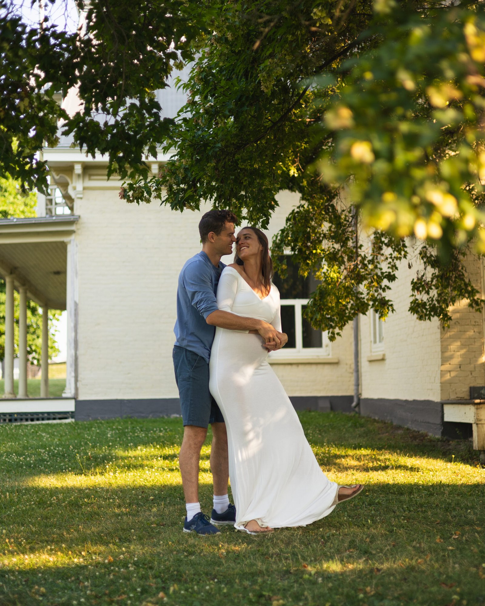 Séance maternité Golden Hour