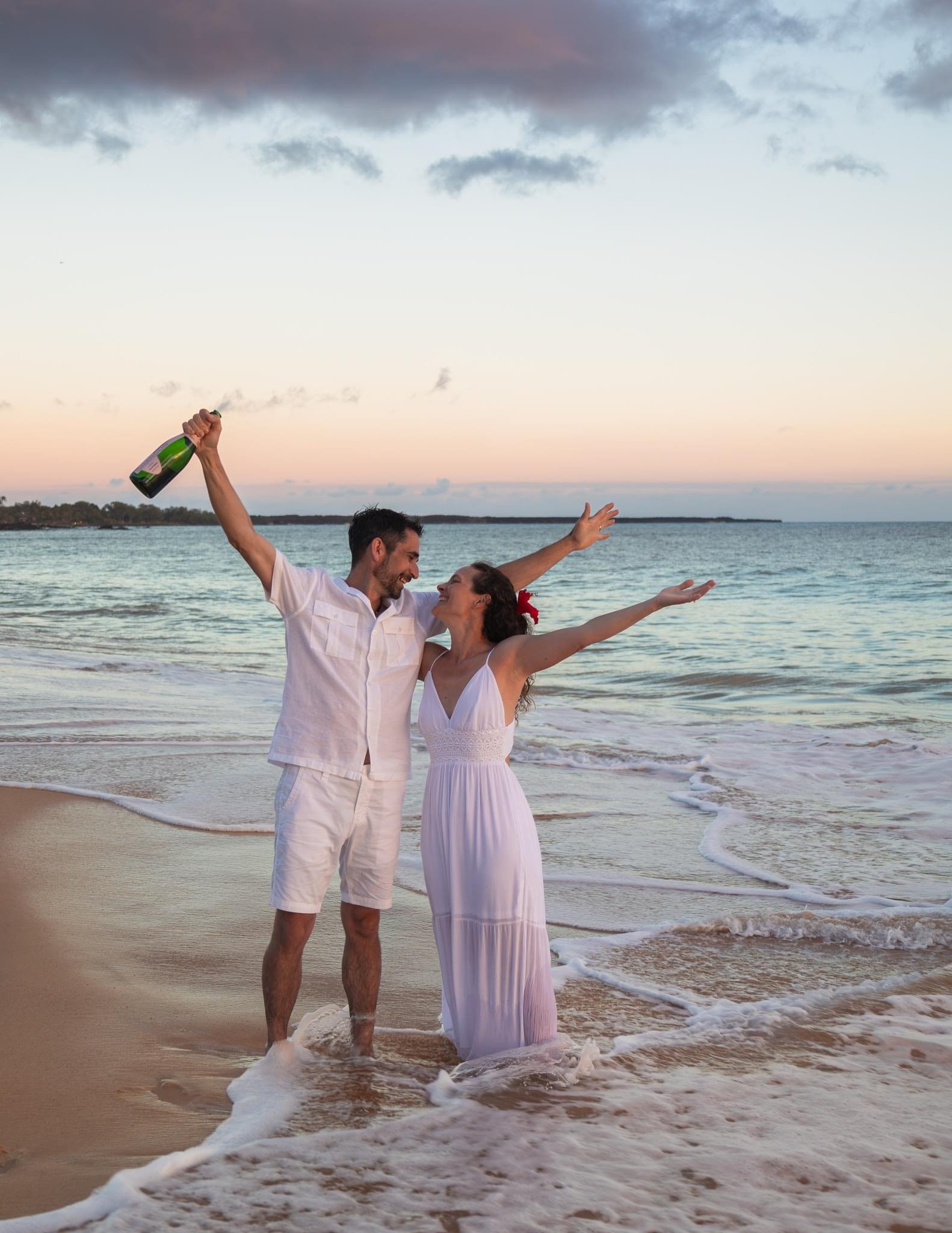Mariage sur la plage, Maui