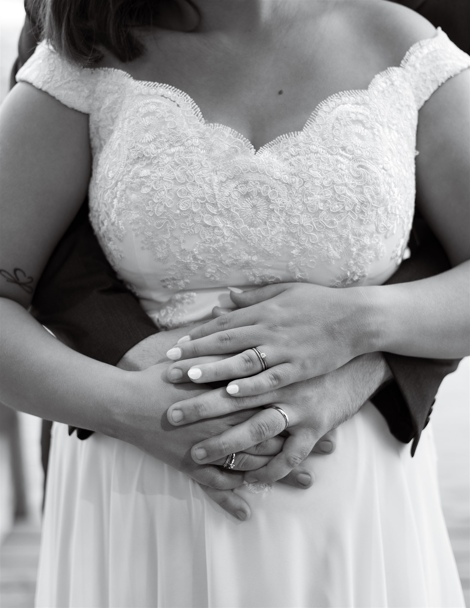 Photo détail bagues de mariage