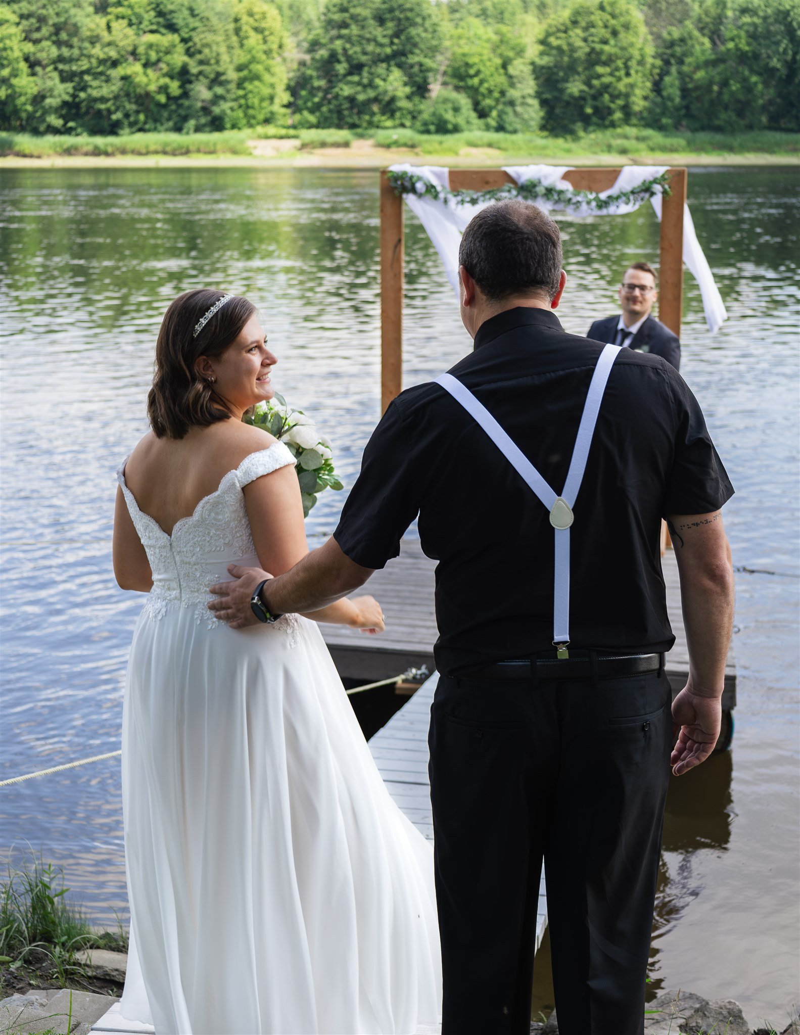 Arrivée de la mariée