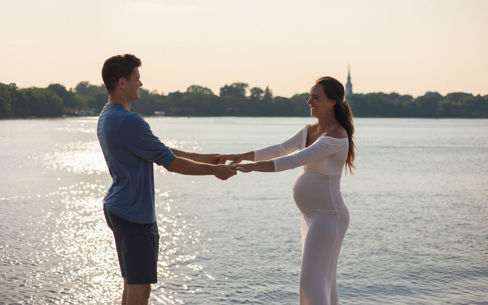 Séance maternité Golden Hour