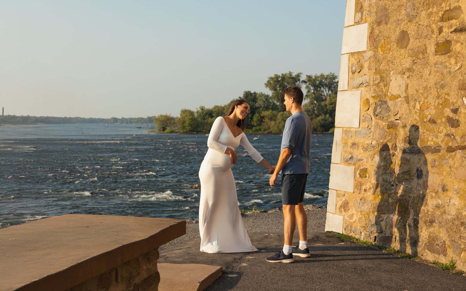 Séance maternité Golden Hour