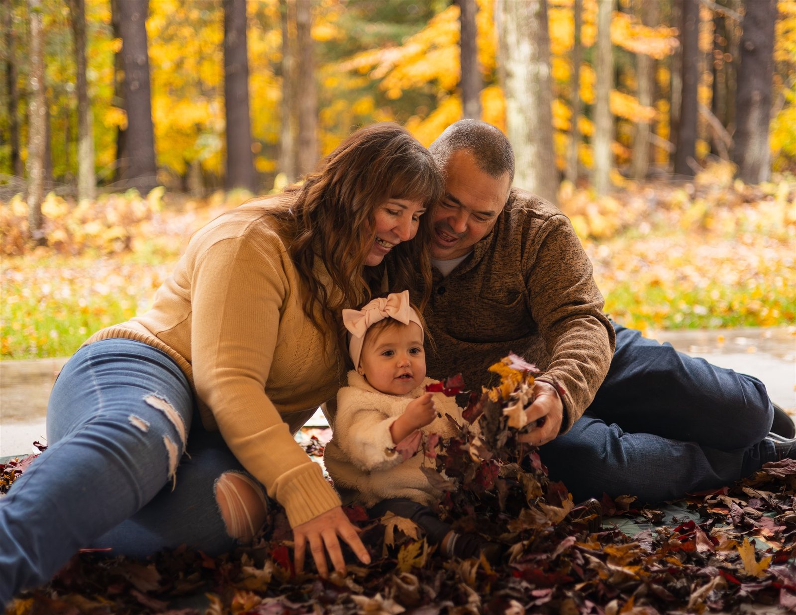 Séance familiale automnale