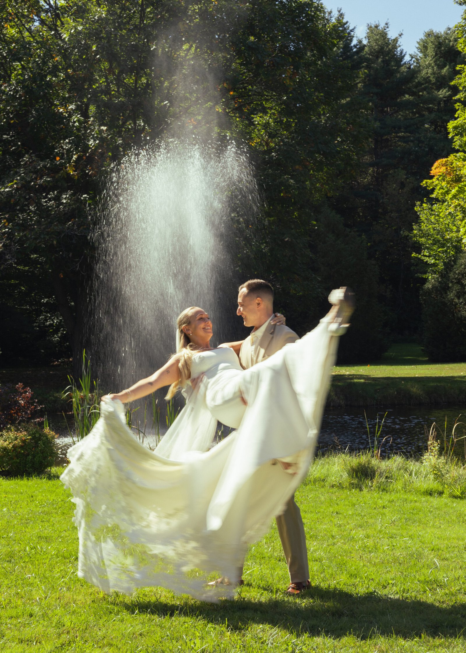 Portraits des mariés