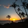 sunset in kihei framed hawaii beach sunset print
