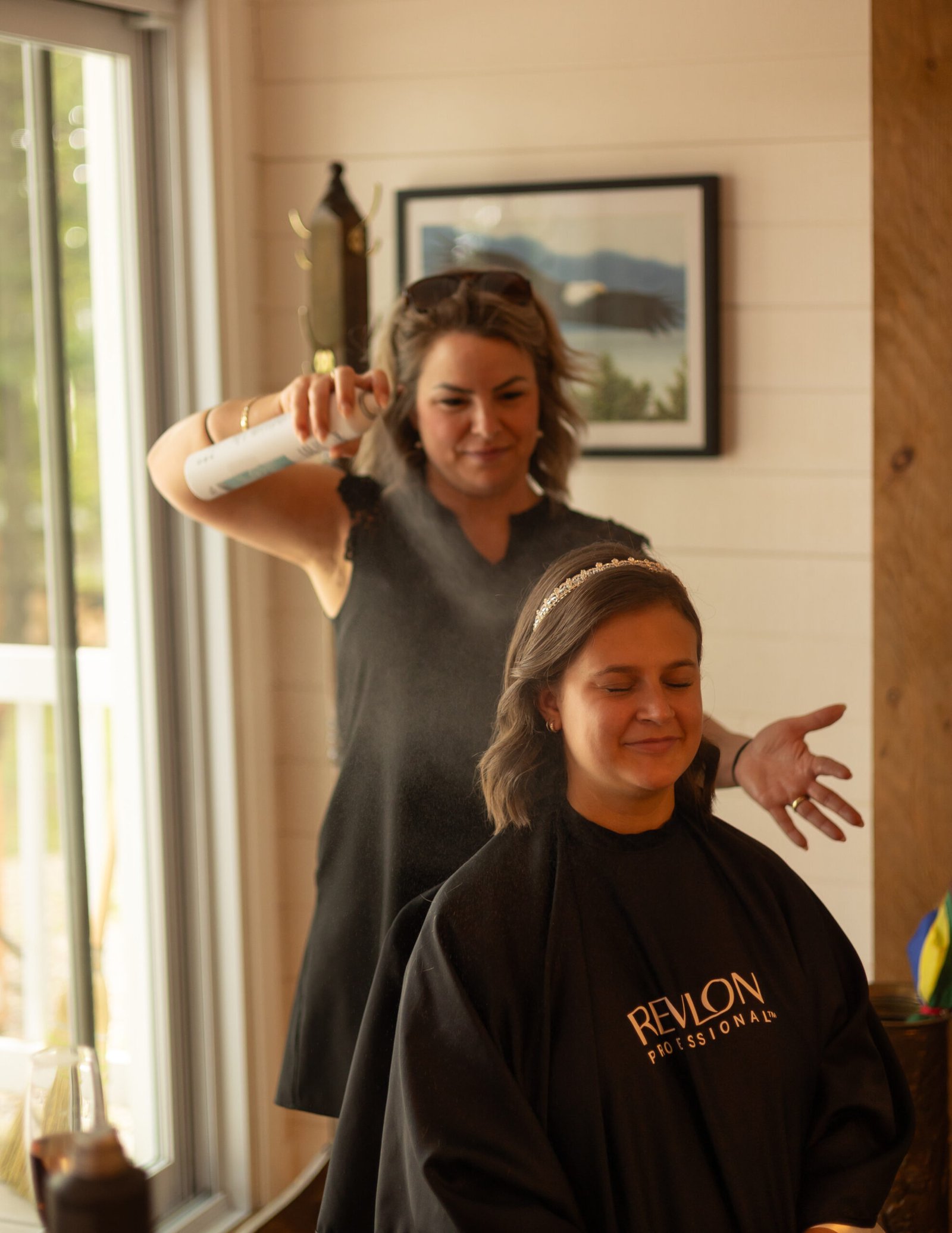 Préparatifs de la mariée