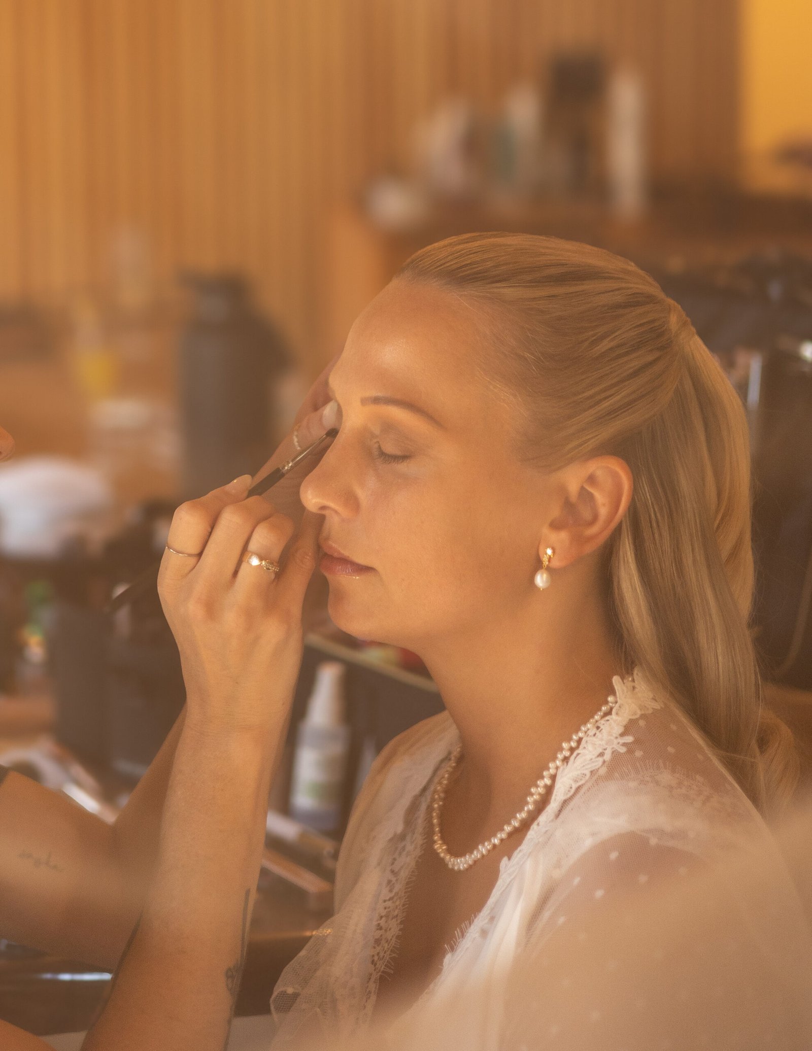 Préparatifs de la mariée