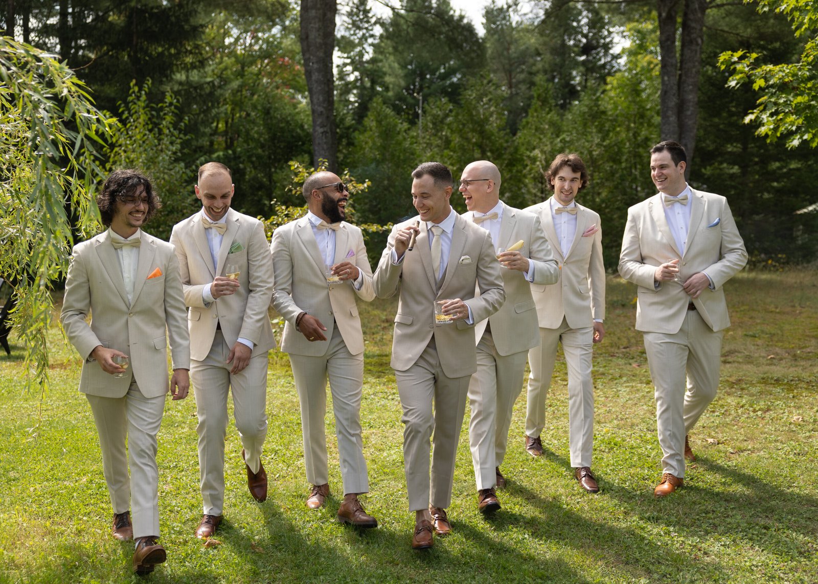 Célébration avec les garçons d&rsquo;honneur