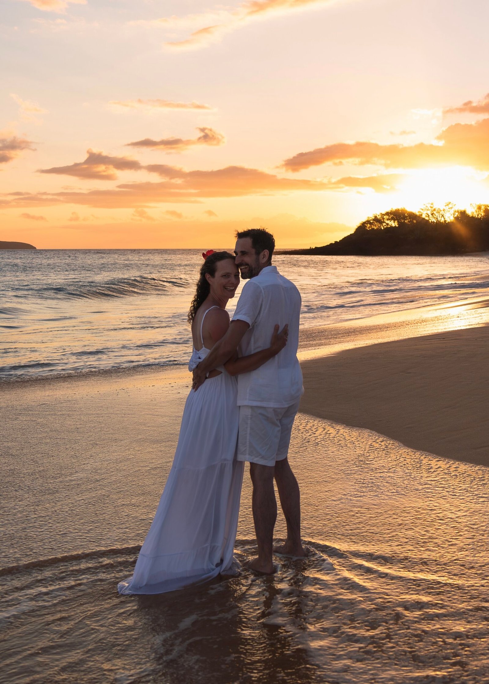 Mariage sur la plage, Maui