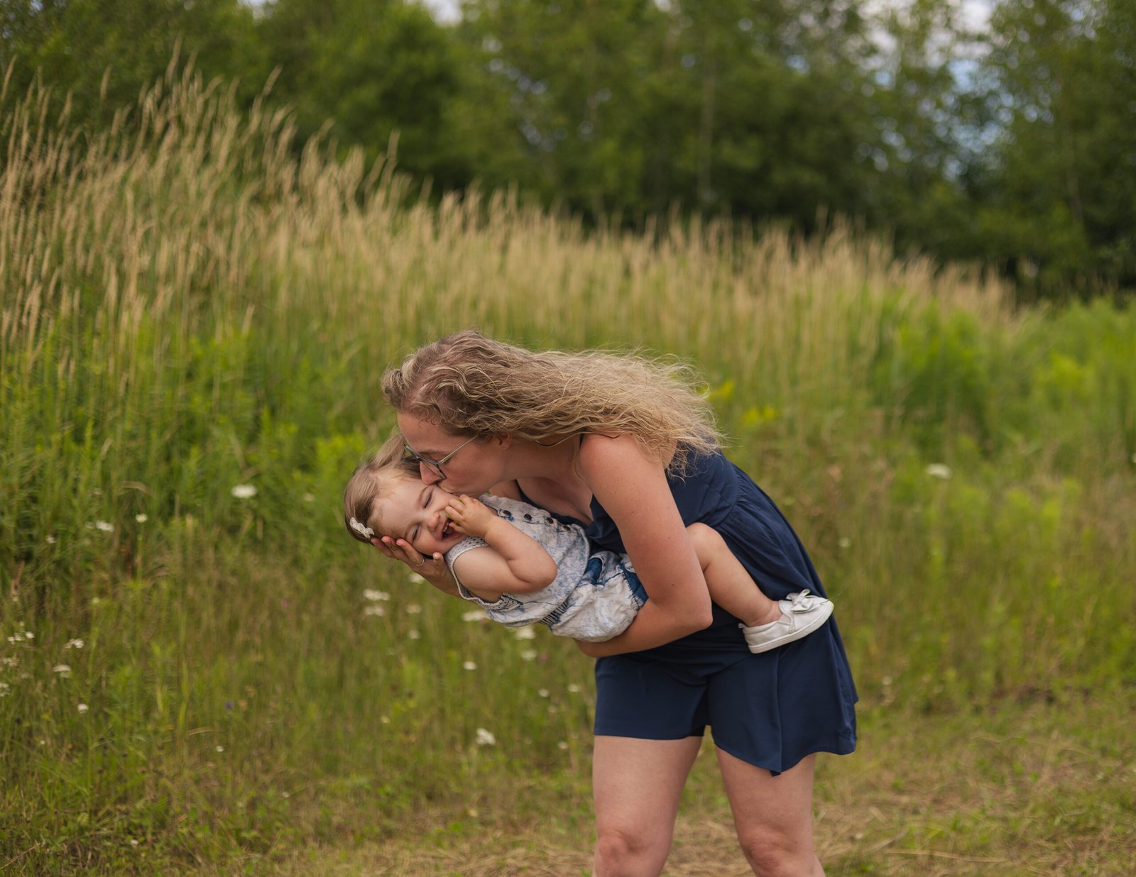Photos de famille à la maison