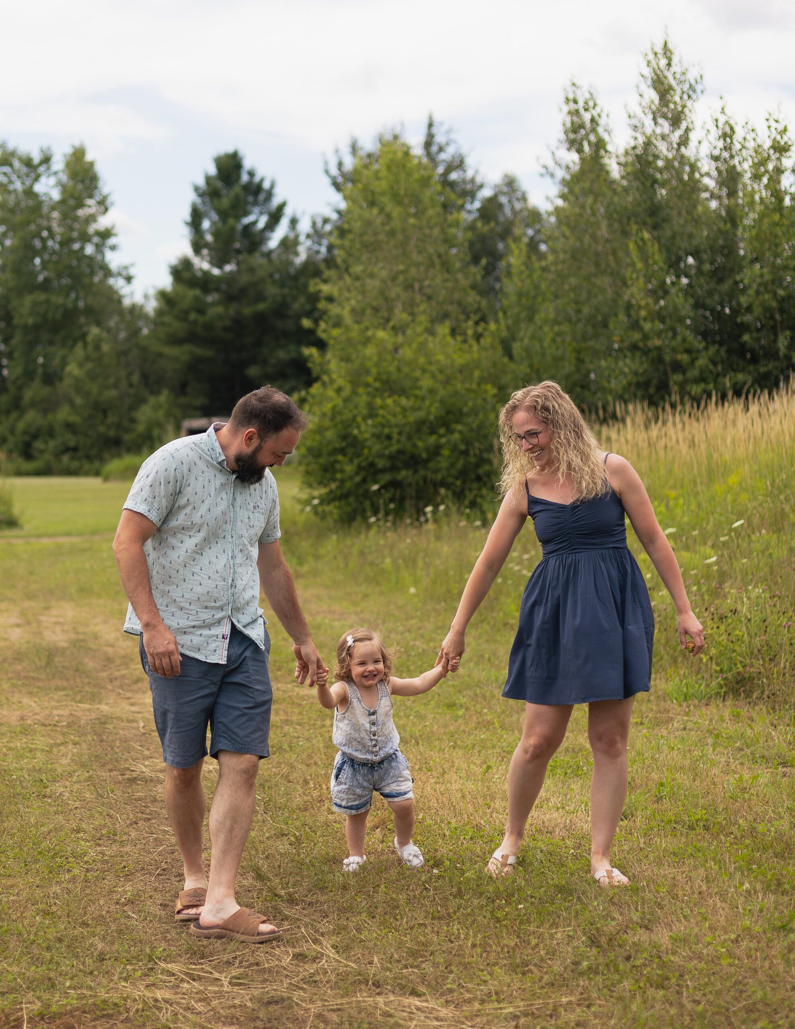 Photos de famille à la maison