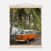 costa rica westfalia camper van art print with hangers fine art print, travel photography print, costa rica photography, travel decor bd37f441-ec55-4a78-a384-327994c6f119