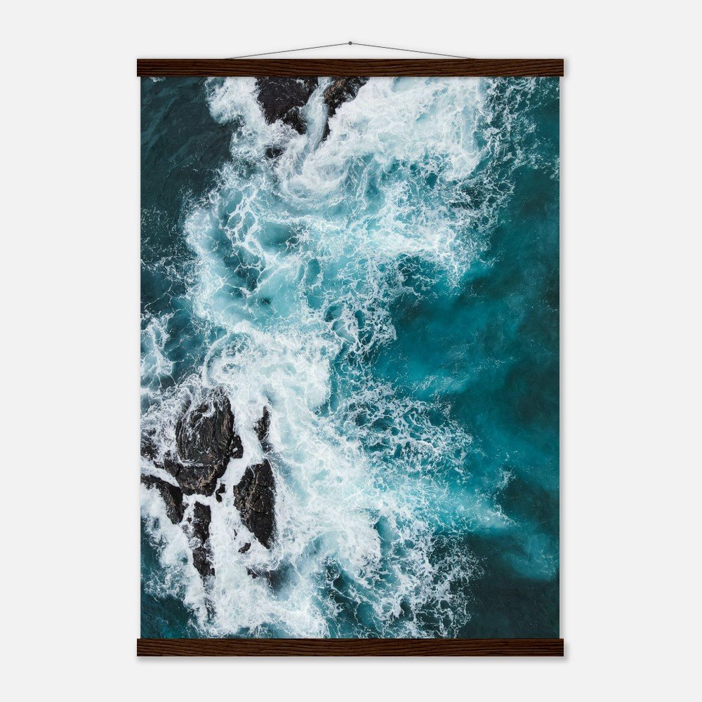 hawaii ocean waves art print with hangers fine art print, travel photography print, hawaii photography, beach photography, travel decor c479b42f-e5b5-4368-983a-f39eecc9330c