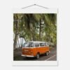 costa rica westfalia camper van art print with hangers fine art print, travel photography print, costa rica photography, travel decor f3612ab2-572f-4029-8c06-587845caafcc
