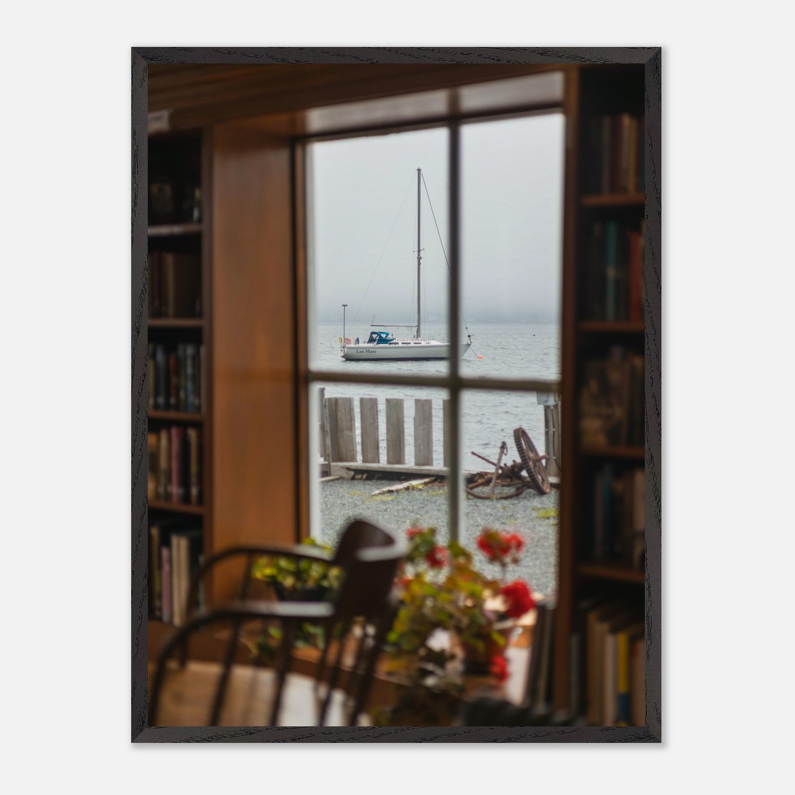 framed print sailboat canada photography travel wall art print coastal aesthetic poster living room wall art boat photo gift for traveler f765a40e-dd23-49d6-bcac-22060d225173