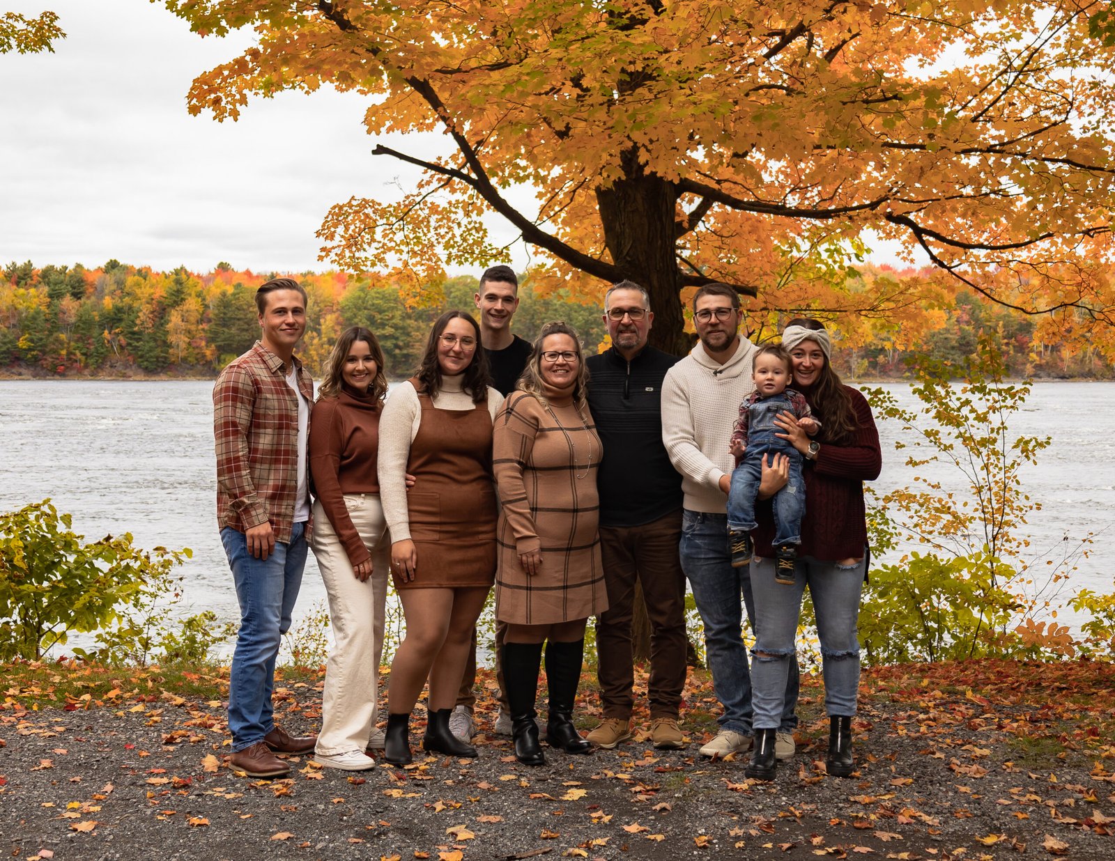 Séance familiale automnale