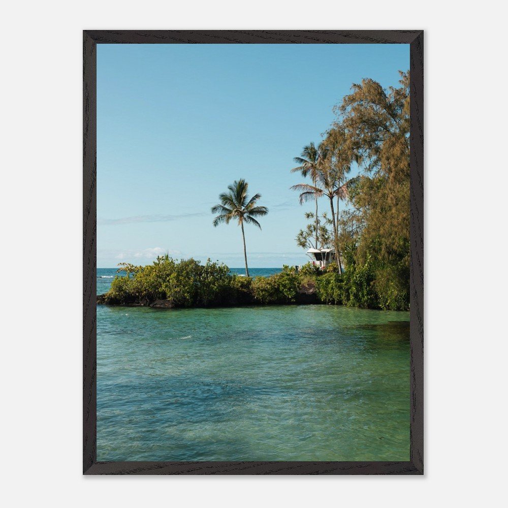 framed hawaii blue lagoon print fine art print, wooden frame, travel photography print, hawaii photography, travel decor fb5b741b-4e1d-4539-9d7f-bdf7a4b32dd9