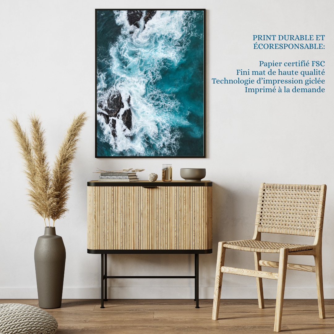 costa rica tropical beach print | fine art print, travel photography, beach photography, travel decor, ocean print, home decor, wall art