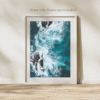 costa rica tropical beach print | fine art print, travel photography, beach photography, travel decor, ocean print, home decor, wall art