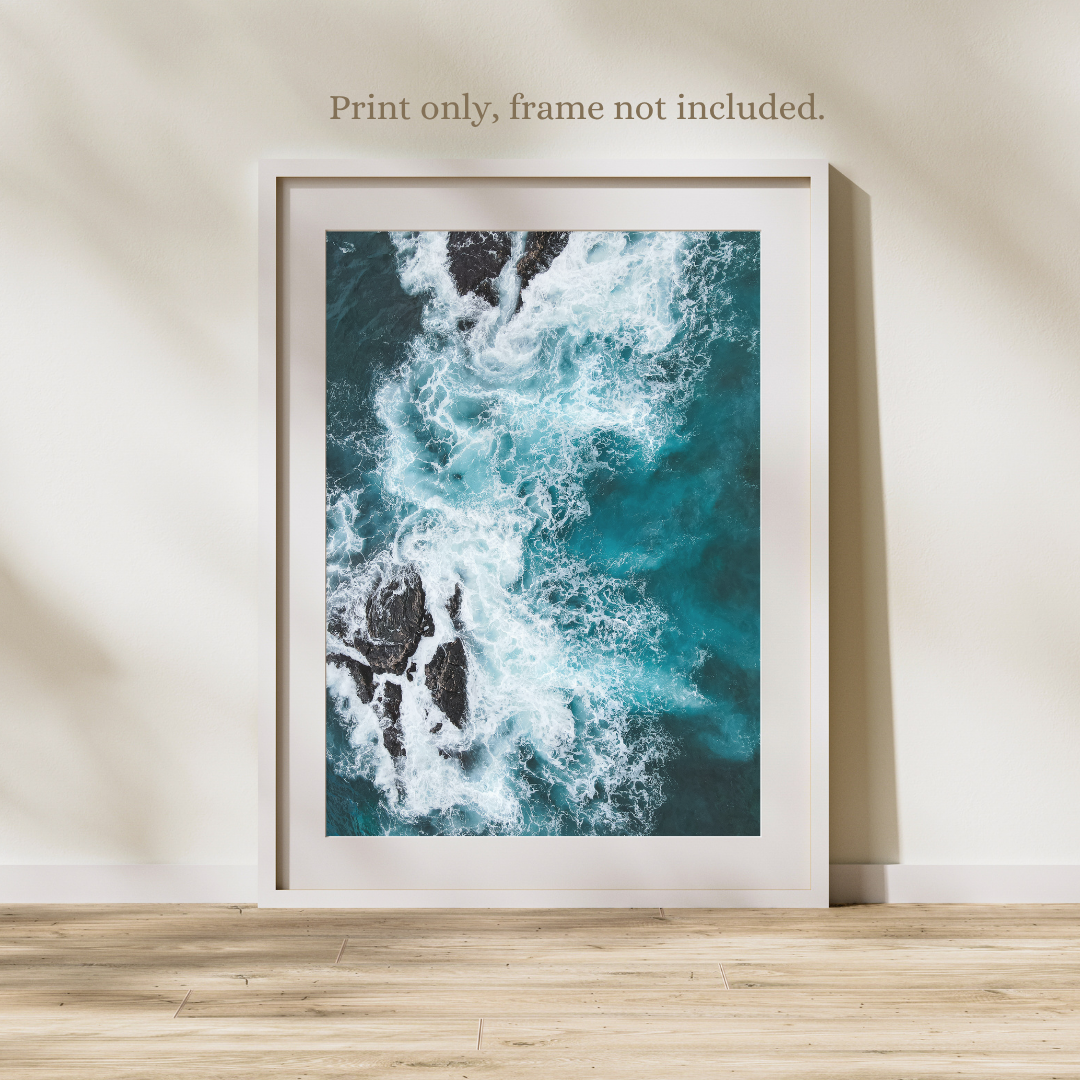 costa rica tropical beach print | fine art print, travel photography, beach photography, travel decor, ocean print, home decor, wall art