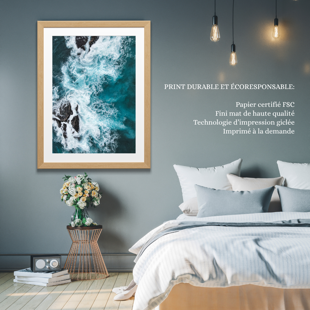 costa rica tropical beach print | fine art print, travel photography, beach photography, travel decor, ocean print, home decor, wall art