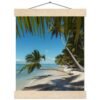 souffle tropical avec support à affiche en bois 23dd1989-c741-4188-9d5c-cb56b92be461