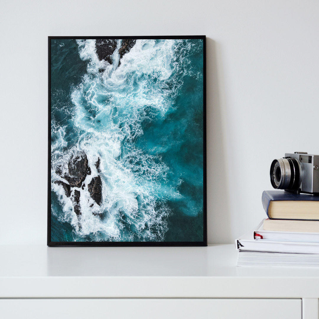 costa rica tropical beach print | fine art print, travel photography, beach photography, travel decor, ocean print, home decor, wall art