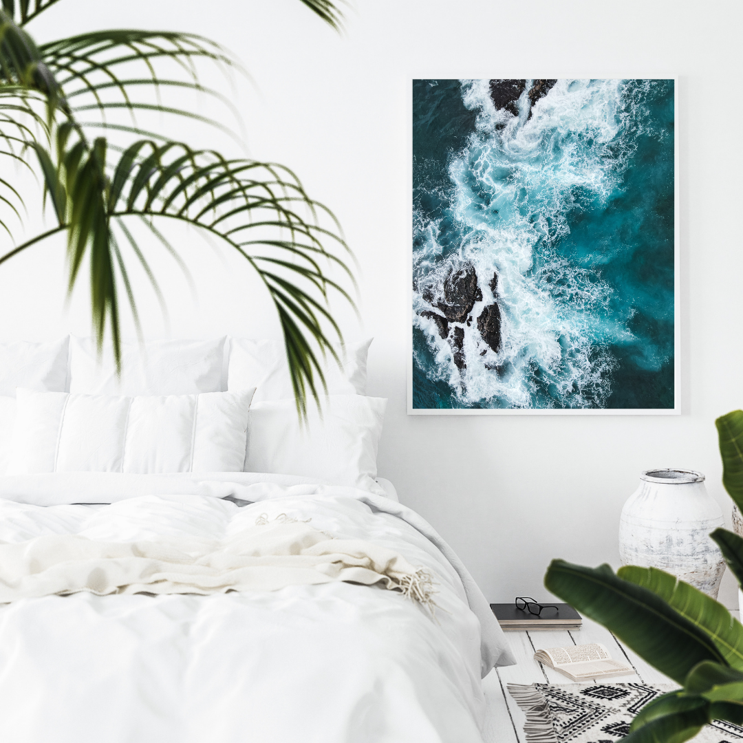 costa rica tropical beach print | fine art print, travel photography, beach photography, travel decor, ocean print, home decor, wall art