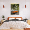 framed costa rica westfalia camper van print fine art print, wooden frame, travel photography print, costa rica photography, travel decor framed costa rica westfalia camper van print fine art print, wooden frame, travel photography print, costa rica photography, travel decor
