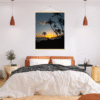 hawaii beach sunset art print fine art print, travel photography print, hawaii photography, beach print, travel decor, wall art