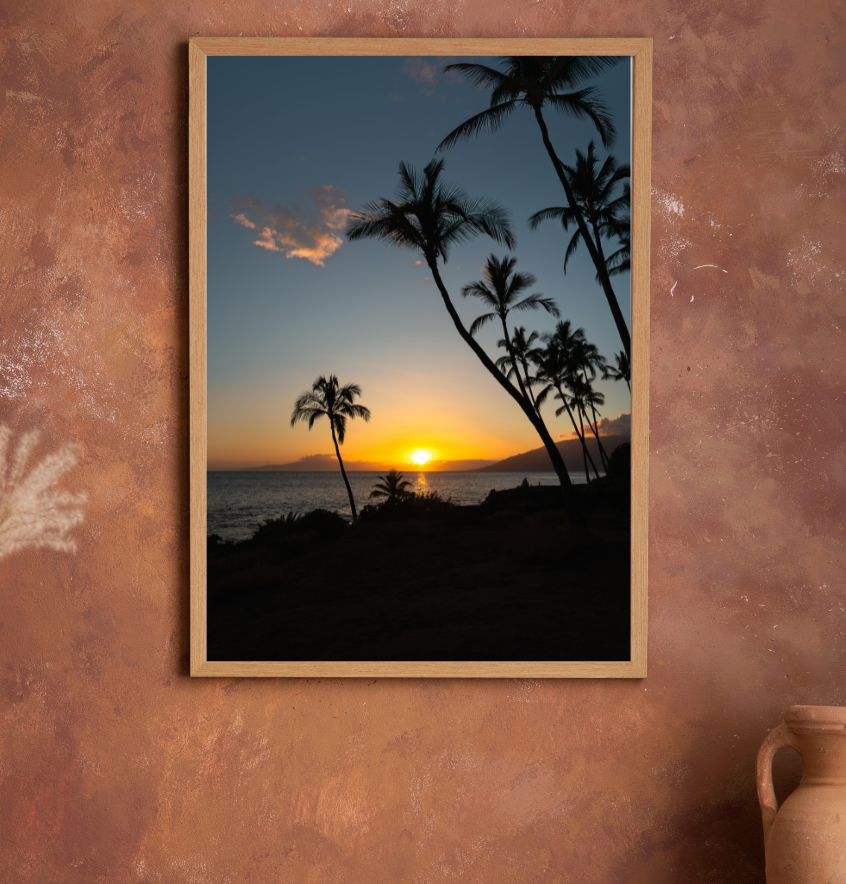 hawaii beach sunset art print fine art print, travel photography print, hawaii photography, beach print, travel decor, wall art hawaii beach sunset art print fine art print, travel photography print, hawaii photography, beach print, travel decor, wall art