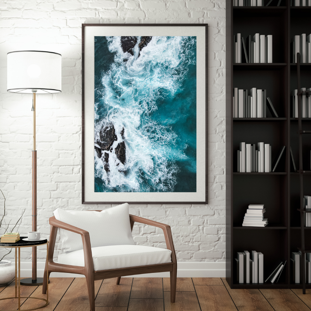 costa rica tropical beach print | fine art print, travel photography, beach photography, travel decor, ocean print, home decor, wall art