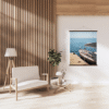 print boat photography fine art wall decor bedroom print ocean aesthetic poster living room wall art gift for traveler