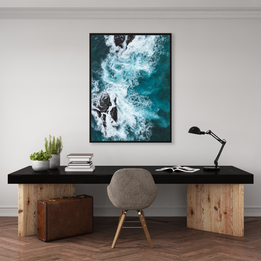 costa rica tropical beach print | fine art print, travel photography, beach photography, travel decor, ocean print, home decor, wall art