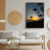 hawaii beach sunset art print fine art print, travel photography print, hawaii photography, beach print, travel decor, wall art