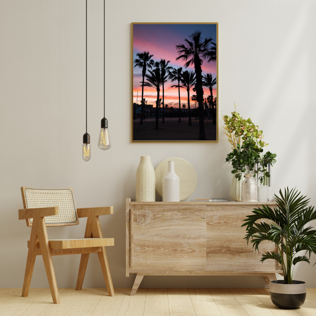 fin de journée à valence avec cadre en bois fin de journée à valence avec cadre en bois