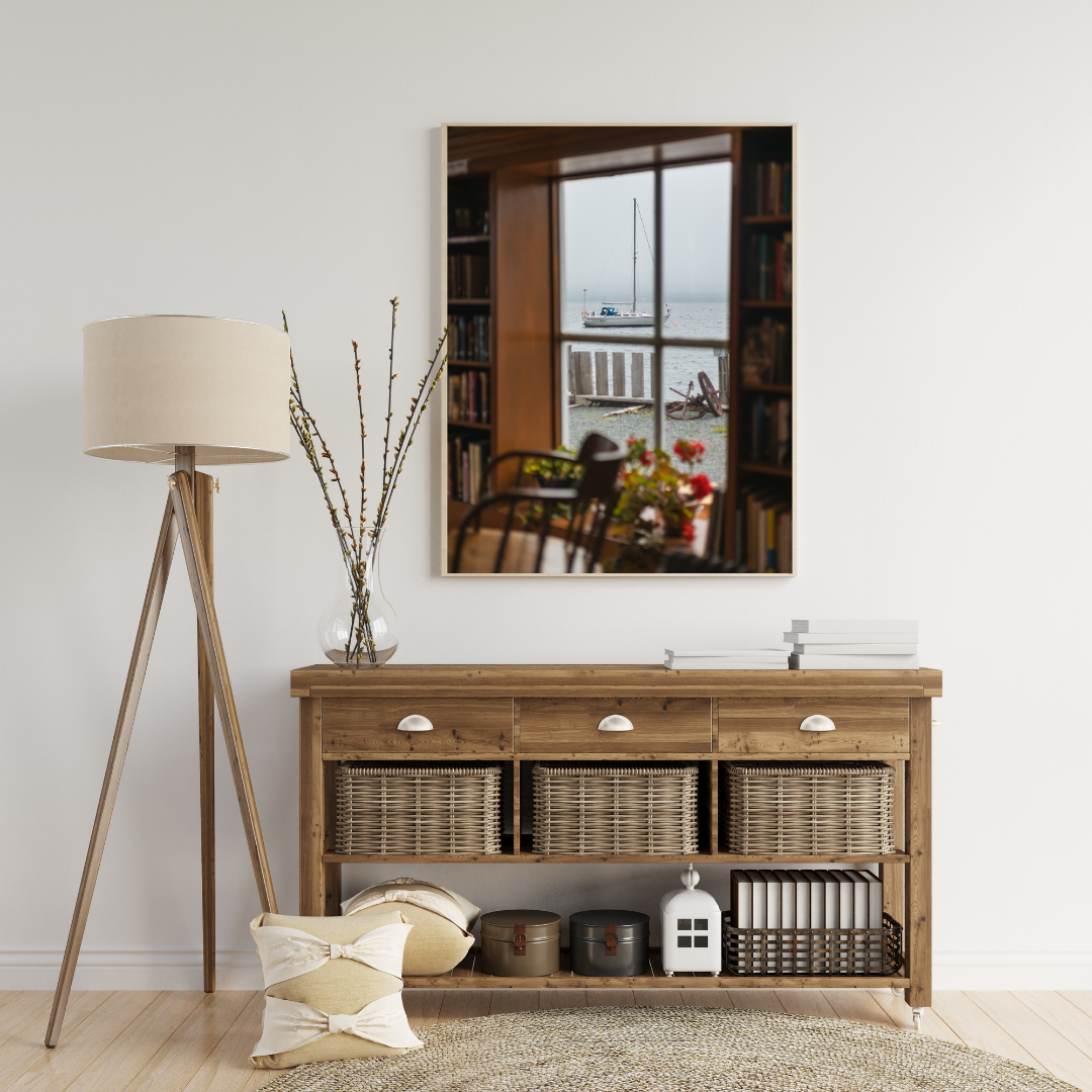 print sailboat canada photography travel art wall bedroom print coastal aesthetic poster living room wall art boat photo gift for traveler