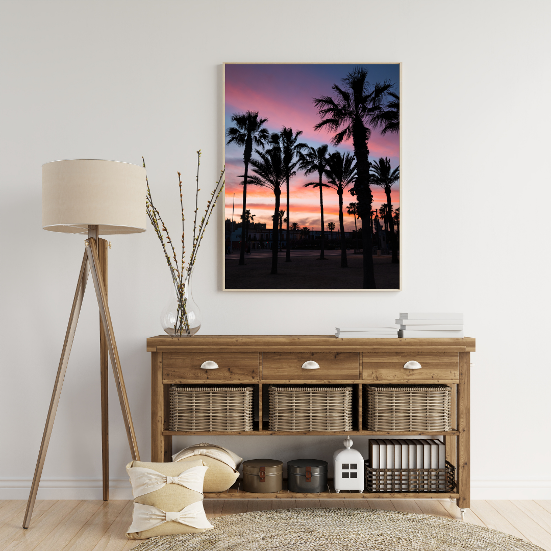 fin de journée à valence avec cadre en bois fin de journée à valence avec cadre en bois